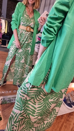 VESTIDO MEDINA solo VERDE LIMA - comprar online