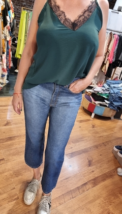 MUSCULOSA LENCERA MAGNOLIA CREPE - tienda online