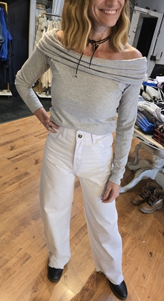 JEAN WIDE BLANCO SOLO 24 Y 34 - comprar online