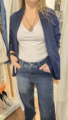 BLAZER VITTO AZUL by LINDA DE ALMA - - tienda online