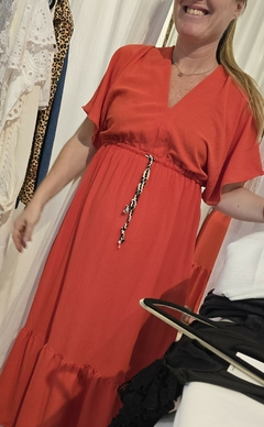 VESTIDO LUCIANA LISO - comprar online