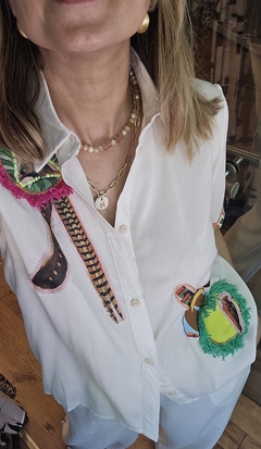 CAMISA APLIQUE DISEÑO BY LEO - Linda de Alma