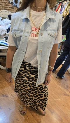 FALDA PRINT SEDA - comprar online
