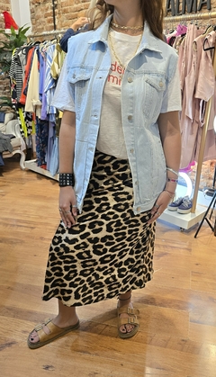 FALDA PRINT SEDA - Linda de Alma