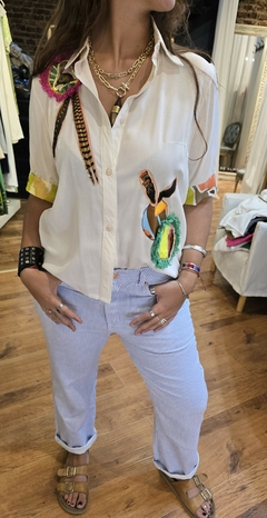CAMISA APLIQUE DISEÑO BY LEO - comprar online