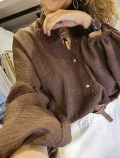 CAMISA CHOCOLATE SALVAJE - tienda online