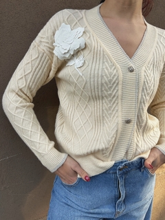 SWEATER CARDIGAN MADURAI - Linda de Alma