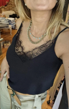MUSCULOSA LENCERA MAGNOLIA CREPE - comprar online