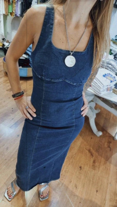 VESTIDO DENIM MUSCULOSA SOLO SMALL - comprar online