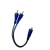 CABLE RCA AUDIOPIPE "Y" 1 HEMBRA 2 MACHOS BLS