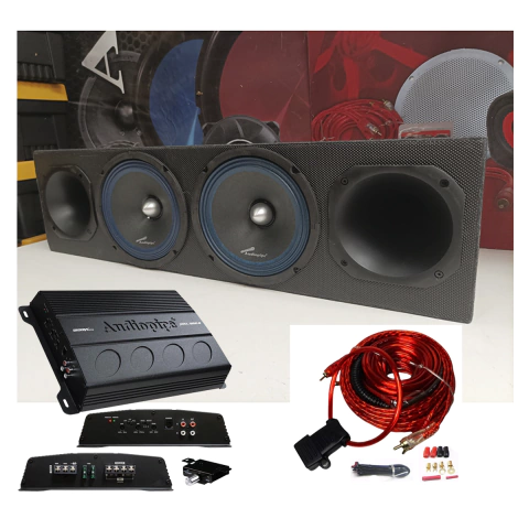 COMBO RACKERA AUDIOPIPE MEDIOS 6" + DRIVERS + POTENCIA + CABLES - comprar online