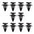 GRAMPA CLIP TAPIZADO DE PUERTAS VOLKSWAGEN AB9 PACK x 10 UNIDADES