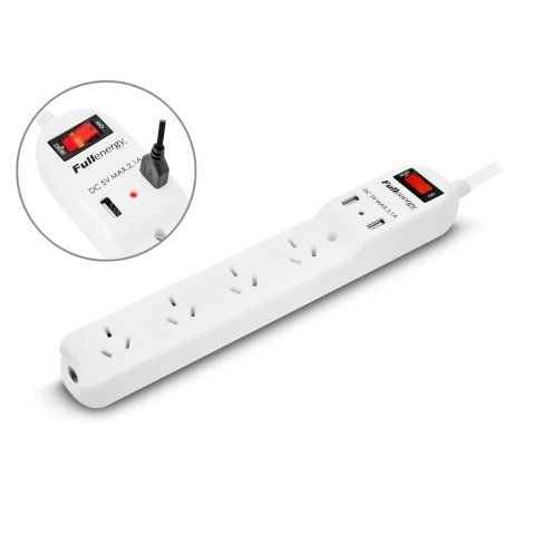 PROLONGADOR FULLENERGY 4 TOMAS + 2 USB