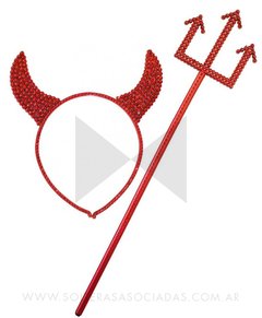 Accesorio de diablita con tridente - comprar online