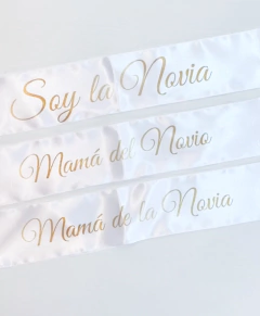 Banda de raso personalizada