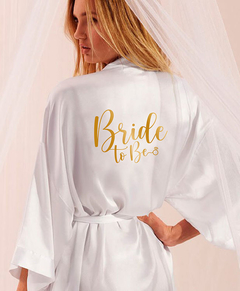 Imagen de Bata de raso personalizada