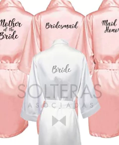 Bata de raso personalizada - comprar online