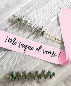 Banda de raso personalizada