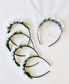 Velo de Novia con rositas rococó - comprar online