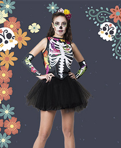 Disfraz de Calavera - comprar online