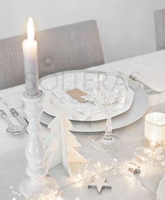 Mantel plateado