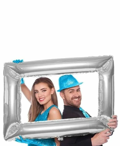 Marco inflable para selfie plateado