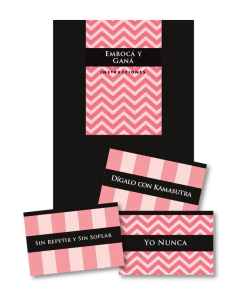 Combo 4 Juegos aptos despedidas mixtas