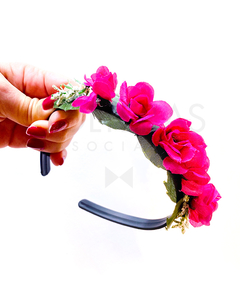 Vinchas con florcitas - Solteras Asociadas