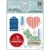 Papermania Christmas In The Country Urban Stamps 5"X5" / Sello de Goma Christmas in the Country