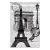 Artemio Cling Stamps 3.93"X5.7" Paris W/Text In Background / Sello Paris - LB CENTRAL SHOP