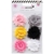 Pink Paislee Bella Rouge Frayed Chiffon Flowers 6/Pkg - comprar online