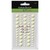 Eyelet Outlet Adhesive-Back Enamel Dot 60/Pkg Ivory / Punto de esmalte tipo brad autoadhesivo Ivory