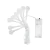 We R DIY Party Honeycomb Light Strand W/9 Bulbs Clear Bulbs, White Wire