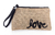 AMERICAN CARFT BURLAP CLUTCH - LOVE / CARTUCHERA ARPILLERA LOVE