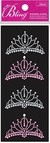 Stickers Jolee´s IMportados Tiaras brillantes x 3 unidades en internet