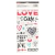 HELLO LOVE EPOXY STICKERS DIMENSIONALES FRASES Y CORAZONES - comprar online