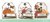 Stickers dimensionales x 7 unidades frases c/ base dorada - comprar online
