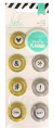 Metal Circle Clips - Hello Beautiful Memory Planner - Heidi Swapp / Clips para agendas y planners x8 unidades - comprar online
