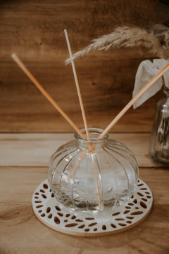 Difusor redondo vidrio - incluye fragancia - tienda online