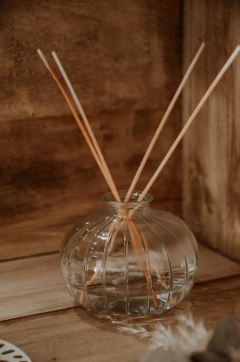 Difusor redondo vidrio - incluye fragancia en internet