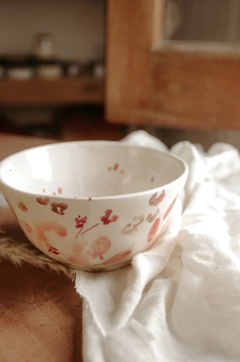 Bowl tamaño M flores moradas - comprar online