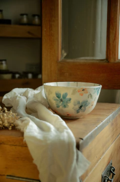 Bowl tamaño L flores azules - tienda online