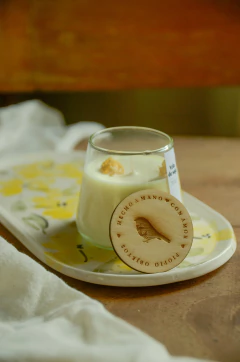 Bandeja cerámica flores amarillas - comprar online