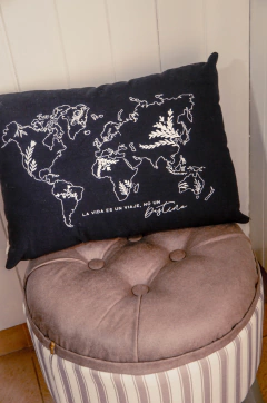 Imagen de Almohadón mapamundi