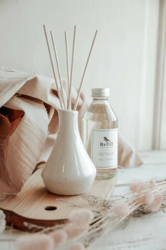 Difusor cerámica bambú con recarga. en internet