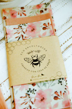 Pack eco envoltorio flores - piopio-objetos