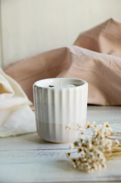 Vela cerámica pocillo en internet