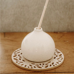 Difu redondo cerámica + recarga + posa redondo.