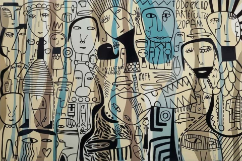 Obra Milo Lockett 130x198cm - comprar online