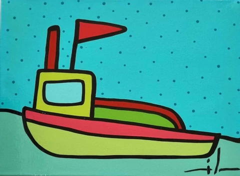 Obra Milo Lockett 30x40cm - comprar online